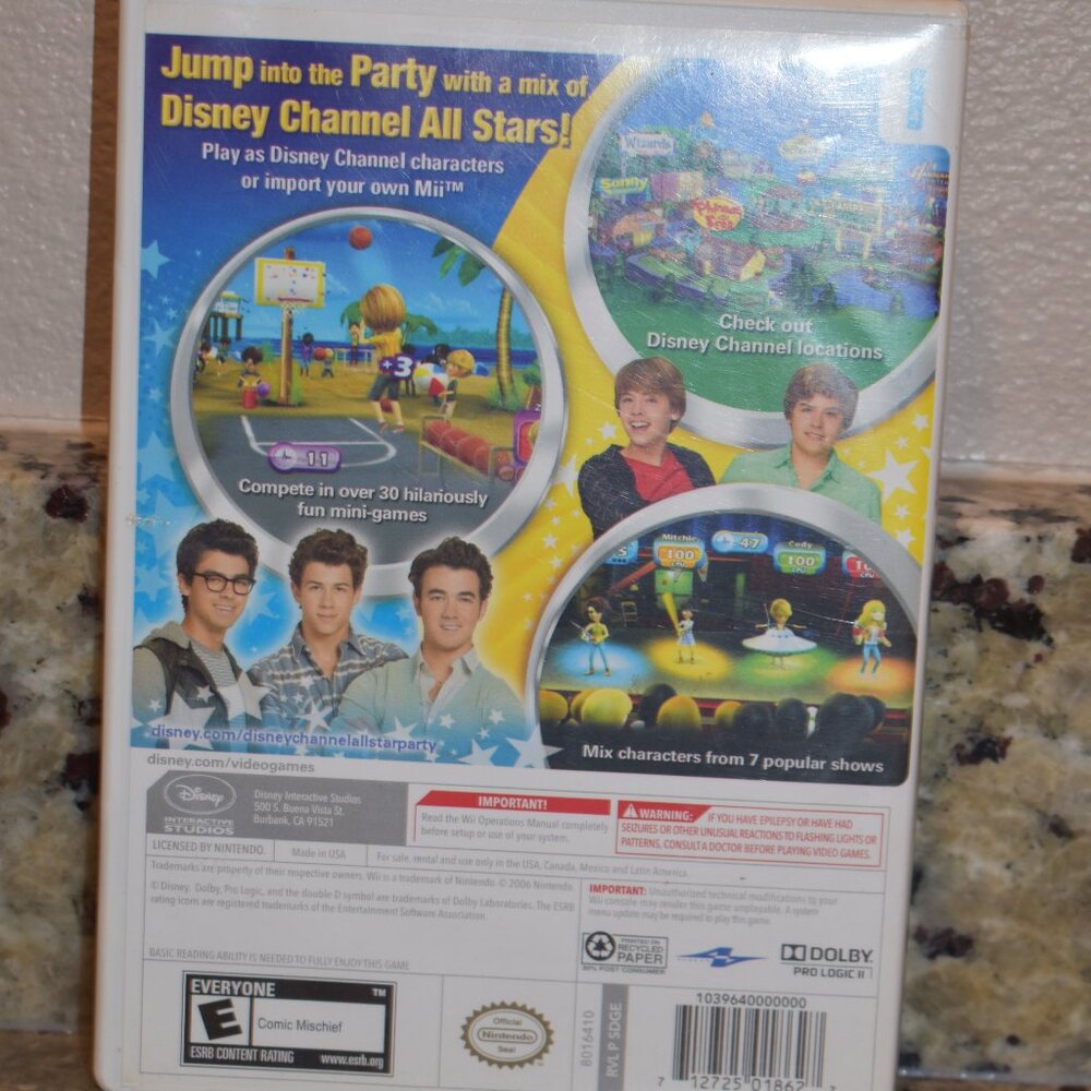 Nintendo Wii Disney Channel All Star Party Game - Picture 2 of 2